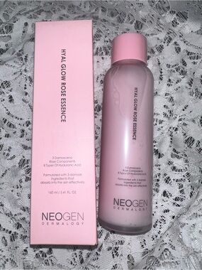 Neogen Dermatology Hyal Glow Rose Essence - NIB - 5.41 Oz - Full Size
